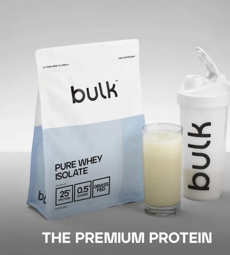 Bulk pure whey isolate 500g - bulk, isolate™