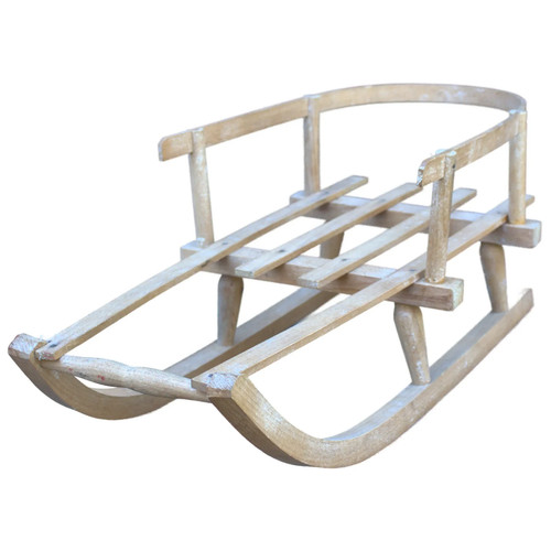 Vintage wooden sledge - for, doll
