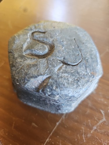Vintage lead ingot 5lbs - vintage, sj