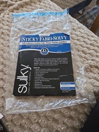 457 sticky fabri - -, fabri-solvy