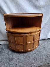 Mid Century Teak Corner Cabinets By Nathan 
