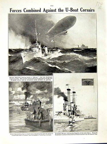Old vintage print 1917 - vintage,
