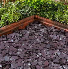 20kg Bag Plum 40mm Decorative Slate Chipping Aggregate Garden Driveway Landscape
