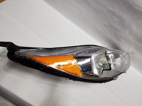 Headlight halogen chrome - chrome, rh