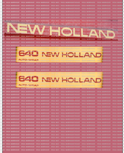 New holland 640 - 640, baler