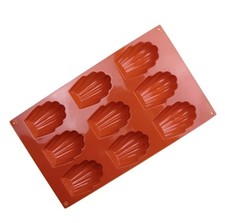 9 Cell French Shells Madeleine Madeline Silicone Cake Baking Mould Mold Wax Melt