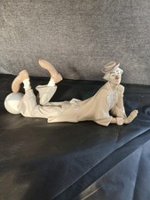 Rare Lladro Payaso Acostado