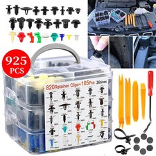 925x Car Interior Assortments Push Pin Rivet Trim Clips Plastic Panel Fasteners