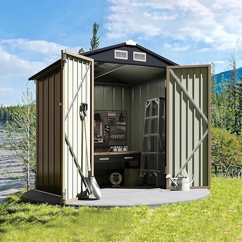 Gvdv metal storage shed - 6x4, ft
