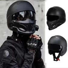 Latest Motorcycle Helmet Capacete Personality Combination Full Face Retro Helmet