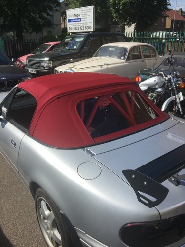 Mazda mx5 mk1 burgundy - -,