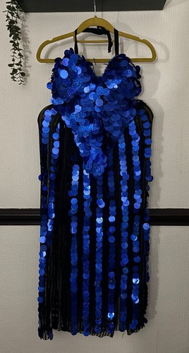 Black with large - black, blue