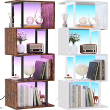 5 Tier Wood Bookcase Bookshelf