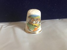 Fine Bone China Thimble Robin Hoods Bay