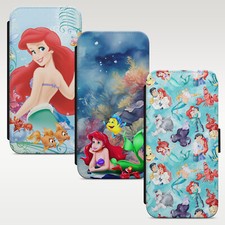 PRINCESS ARIEL MERMAID FLIP CASE FOR IPHONE SAMSUNG GOOGLE WALLET PHONE COVER
