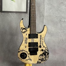 Natural Kirk Hammett KH Ouija Electric Guitar Quilted Maple Rosewood Fretboard