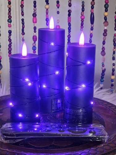 Led flameless pillar candles - flameless,