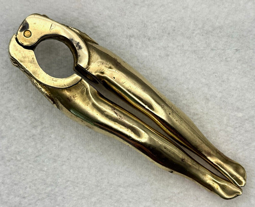 Brass ladies legs nutcrackers - brass,