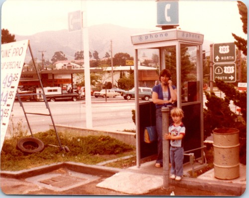 1980s woman using telephone - using,