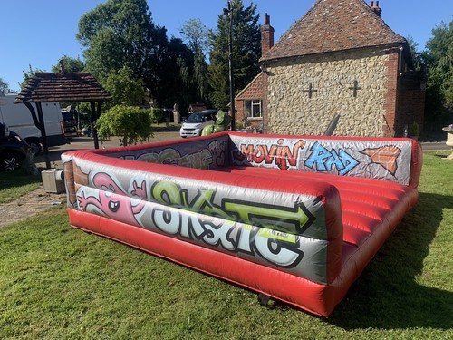 Inflatable skateboard bed and