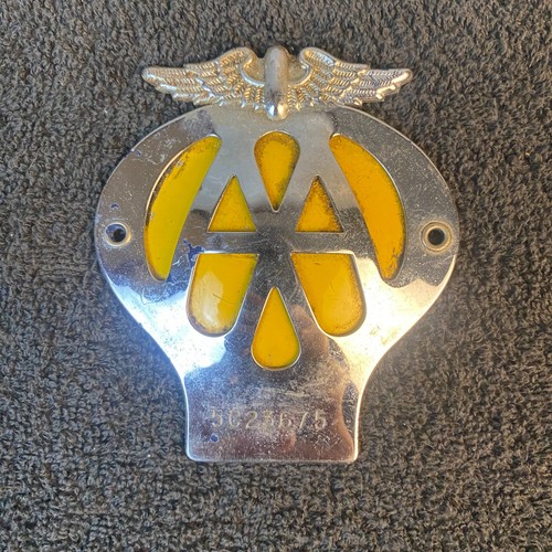 Vintage aaa car grille - vintage,
