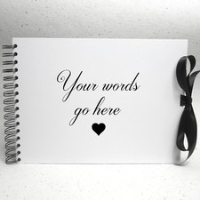 White Personalised Scrapbook