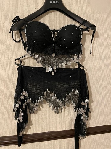 Silver sequin black - black, netted