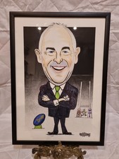 Jed Kelly (Ireland) – Original Caricature Portrait – Ink and Watercolour –...