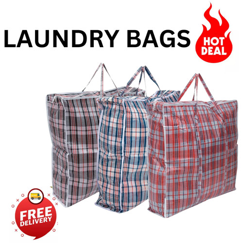 Jumbo laundry bags zipped - 5x,