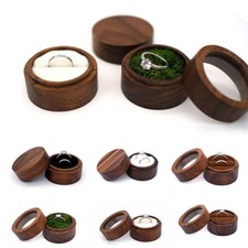 1/2Pcs Vintage Walnut Wooden