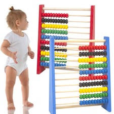 Wooden Abacus Child Math Educational Learning Toy Calculat Bead Counting Gifts