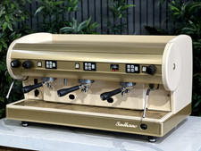 SAN MARINO LISA 3 GROUP CREAM & GOLD ESPRESSO COFFEE MACHINE COMMERCIAL CUSTOM
