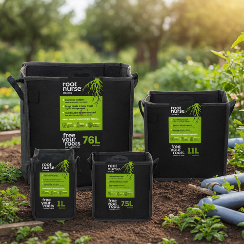 Square fabric pots hydroponics - fabric,