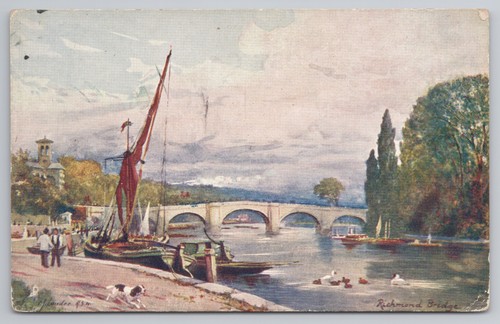 Richmond bridge river thames - richmond,