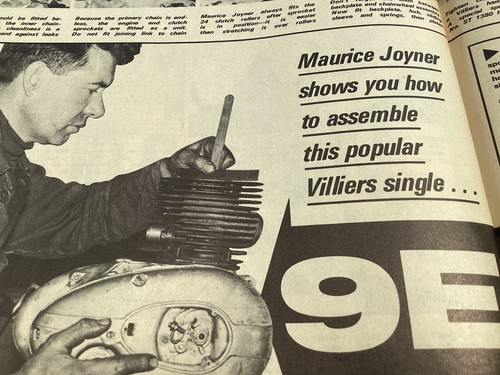 Villiers engine rebuild - villiers, 9e