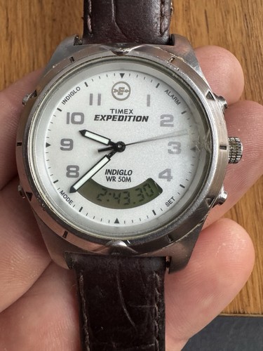 Timex expedition indiglo wr50m - timex,
