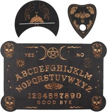 Wooden Black Ouija Board Set