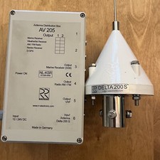 RR Electronics Av 205 Antenna Distro Box And Delta 200s Antenna VHF AM/FM