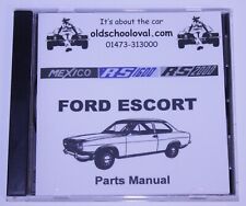 Mk1 Escort AVO Parts Manual CDROM V2.1 English RS2000 Mexico Twin Cam RS1600 AVO