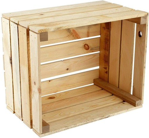 New wooden apple crates - new, retail
