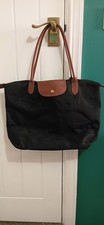 Longchamp Black Tote Bag Large