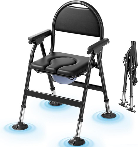 Elderly commode toilet chair - commode,