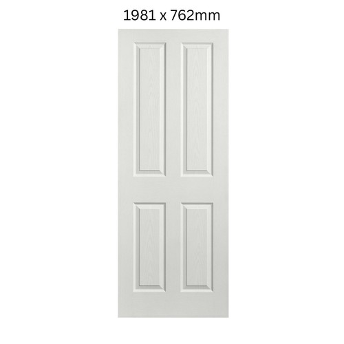 White panel internal door - panel,