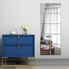 Frameless Full Length Wall