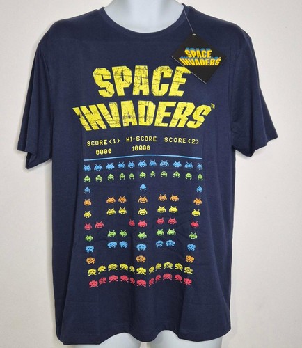 Space invaders navy blue - navy,