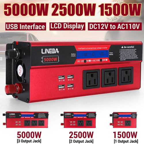 Car power inverter 5000w - power,