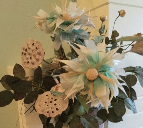 Artificial faux silk flowers - faux,