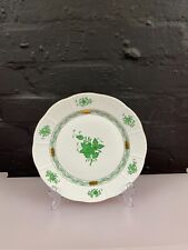 Herend Chinese Bouquet Apponyi Green Dessert Salad Plate 23 cm Last 3 Available