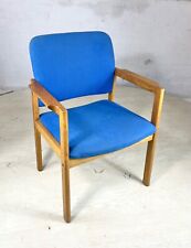 Oak Framed Desk Chair 1980s Vintage Magnus Olesen Style Retro EB4043 MDIN