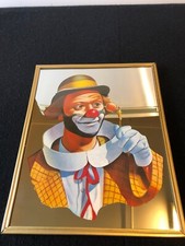 Rolo The Clown Mirror Art By Arthur Sarnoff Carnival Prize Rare Collectable VGC
